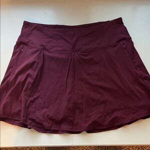 Calia Maroon Eagle Golf Skort high rise 16” - NWT